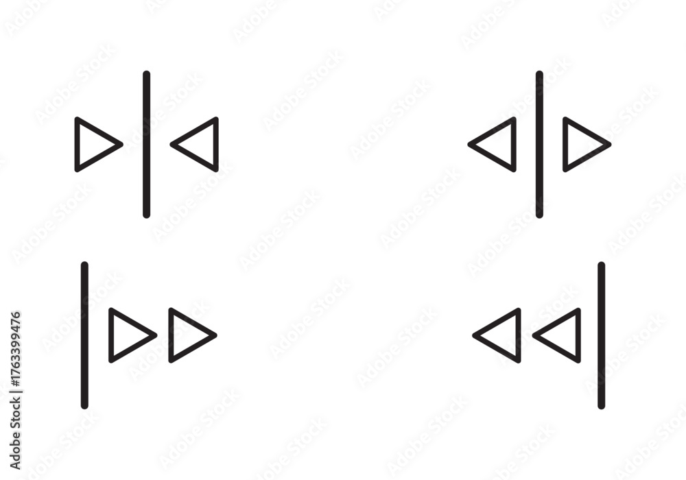 Fototapeta premium play button vector