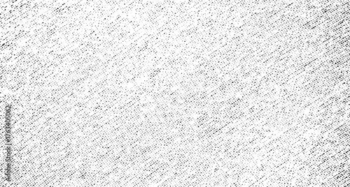 Distressed woven fabric texture with scattered noise and rough weave, isolated on a transparent background.