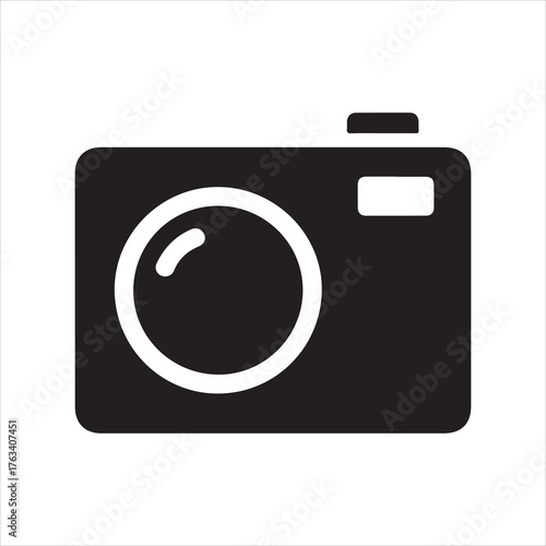 Camera icon set. Photo Camera Vector Image.
