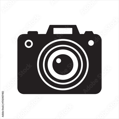 Camera icon set. Photo Camera Vector Image.