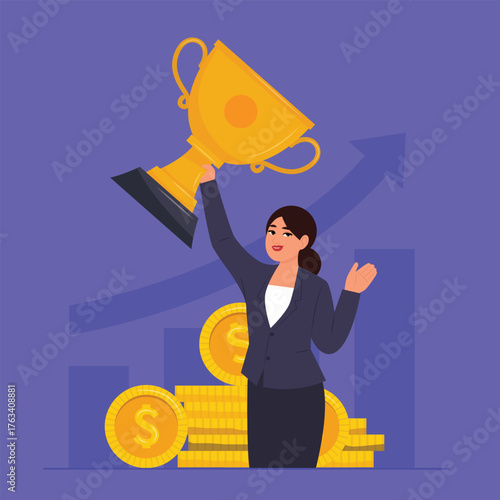 personal finances,Investing Plans set concept,Save Investment. Strategy and return on investment