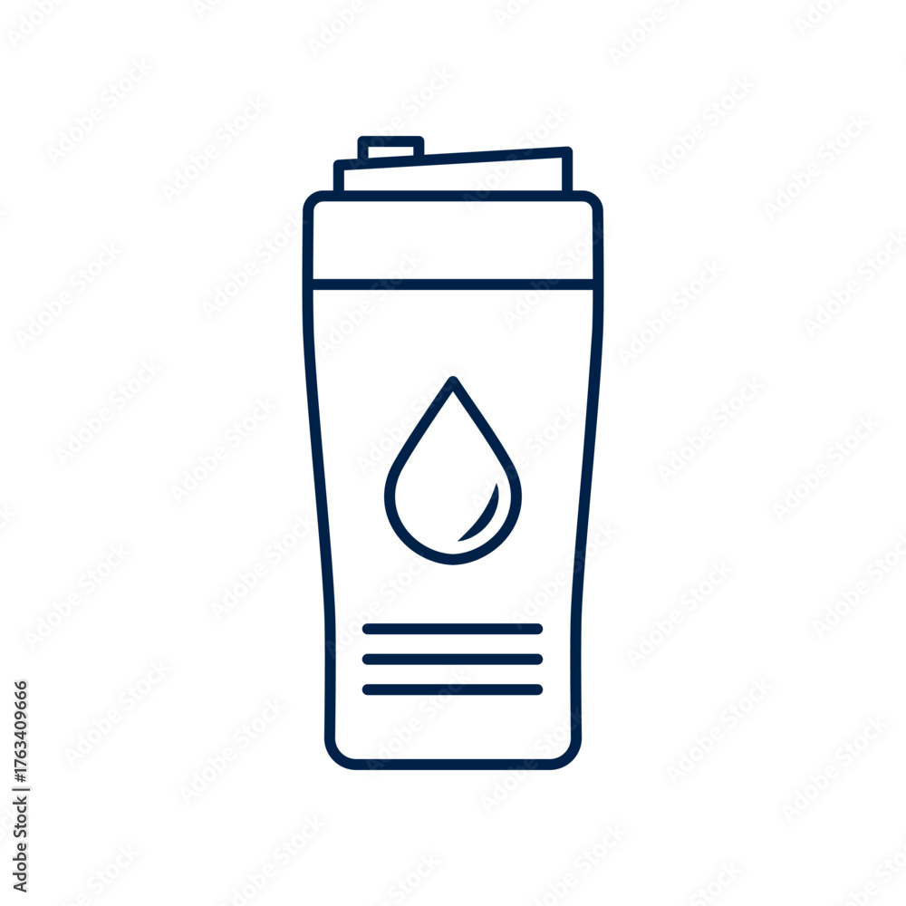 Fototapeta premium Tumbler vector illustration icon design trendy
