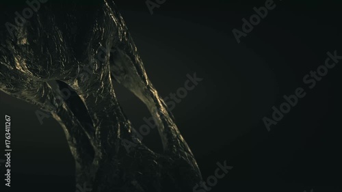 Macro View of Tree Roots - Cinematic 3D Nature Background for Presentation and Title Design
