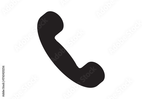 black telephone receiver