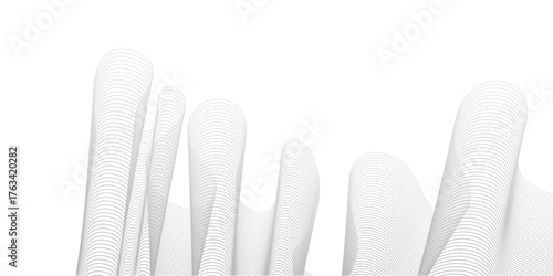 Clean, white cotton swabs are isolated on a pure background, suggesting hygiene and care for health or beauty