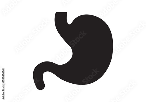 stomach icon design 