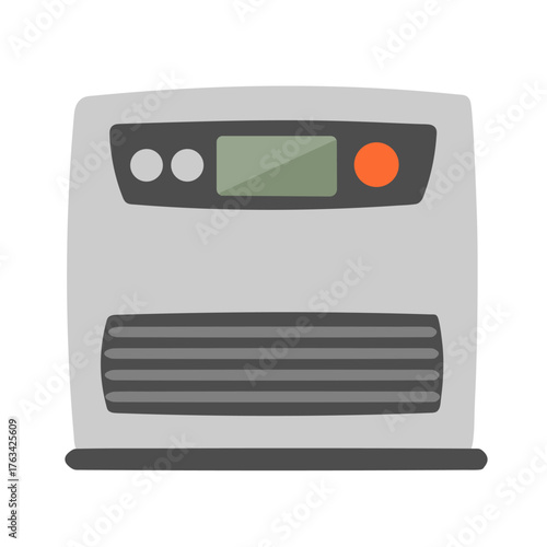 ガスファンヒーター　イラスト