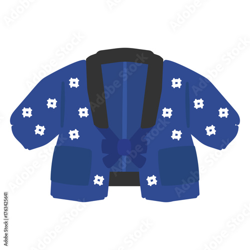 半纏　はんてん　イラスト