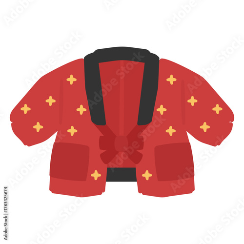 半纏　はんてん　イラスト