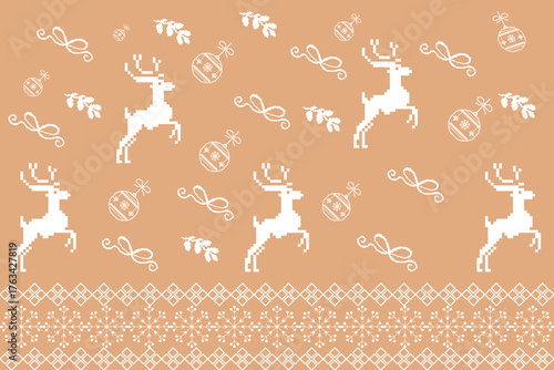 deer seamless pattern