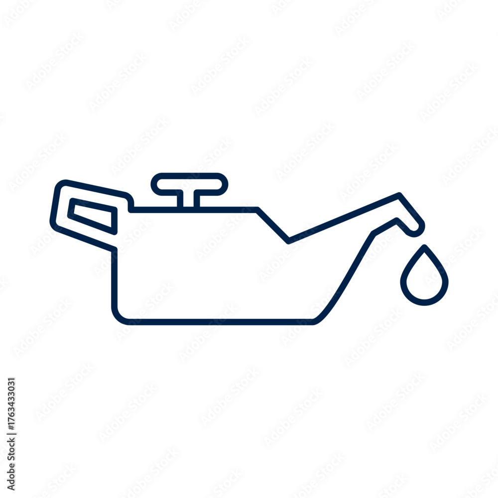 Fototapeta premium Car oil vector illustration icon design trendy