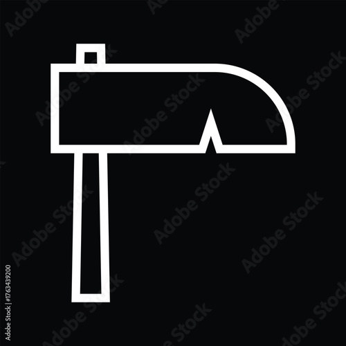 Cleaver knife Halloween vector icon