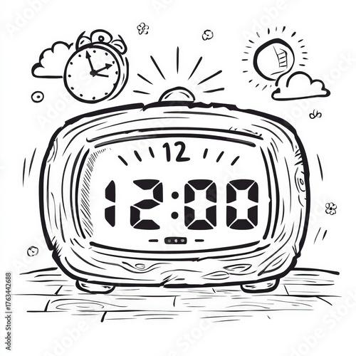 Electronic Digital Clock, c...