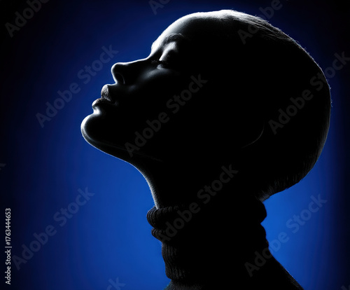 profile head isolated