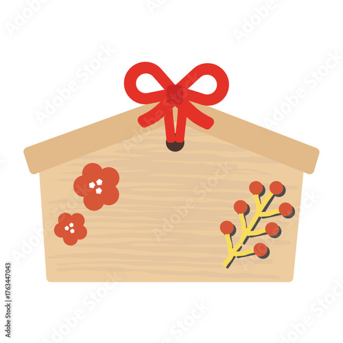 絵馬　イラスト