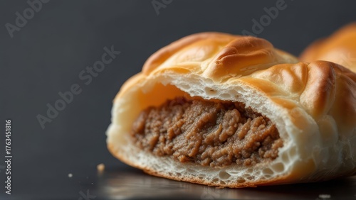 Savory baked pastry bursting with rich, hearty filling perfect for a satisfying snack or delicious meal accompaniment