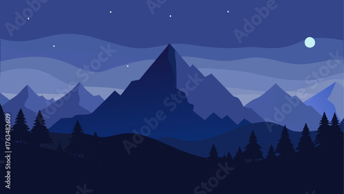 Silhouette of person in boat between rock cliffs