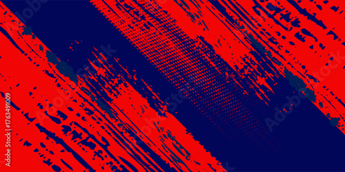 Halftone on blue background. Vector dots glitter or halftone glitter pattern texture Pop Art Style Background.