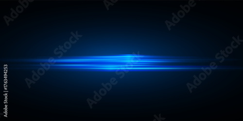 Light blue neon rays visualization fast motion, Futuristic neon stripes motion dynamics effect, Technology futuristic dynamic motion.
