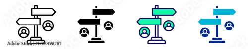 Conversion Process  Icon Set Multiple Style Collection