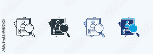 Inspection Multiple Style Icon Collection