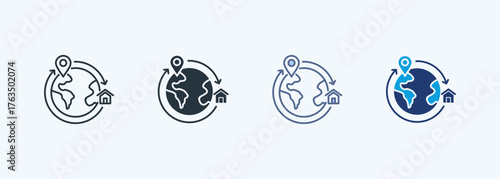 Expatriate Multiple Style Icon Collection