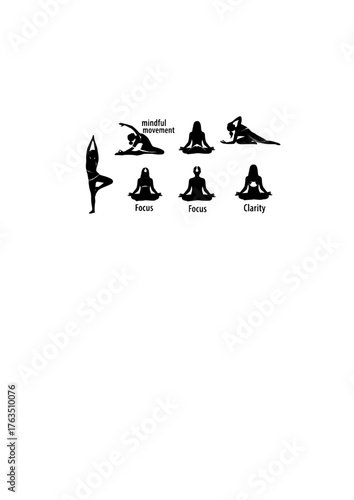 Mindful Movement Focus Clarity Silhouette