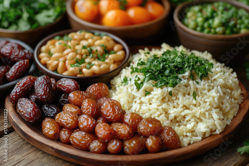 Wallpaper Mural Cozy Family Gathering Around a Traditional Iftar Dinner Torontodigital.ca