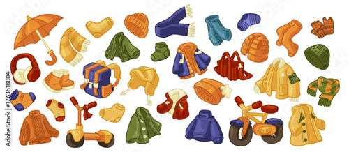 Autumn Cozy Clothes Accessory Set