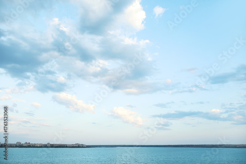 Beautiful view of blue sky ...
