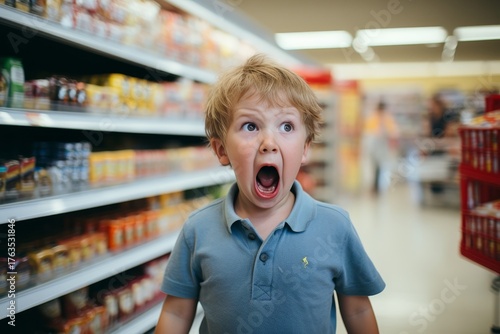 Child s outburst in supermarket highlights behavioral issues and emotional instability in kids