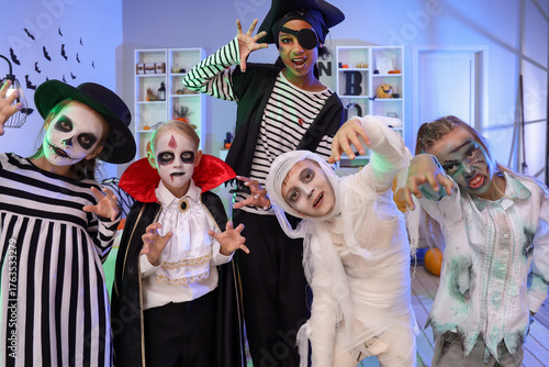 Group of children dressed f...