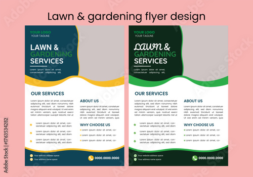 This editable social media flyer template enhances your garden services' online presence. It is perfect for promoting landscaping, lawn care, and outdoor design services across various platforms