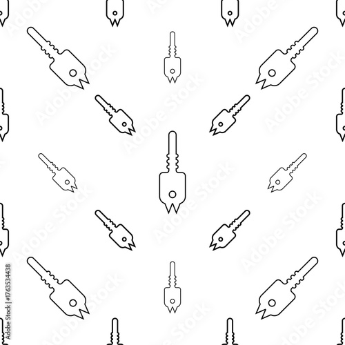 Chisel Icon Seamless Pattern Y_2204002