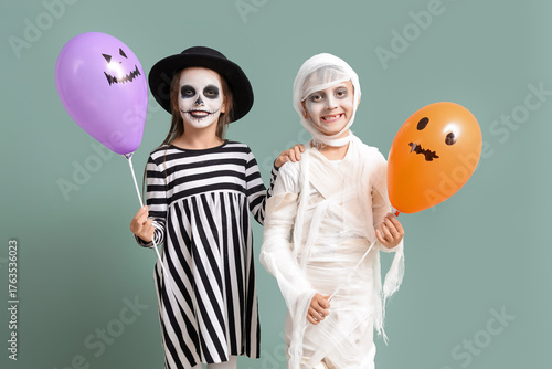 Little children dressed for...