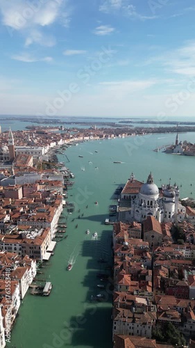 Venice Italy Drone View: Panoramic Aerial Footage
