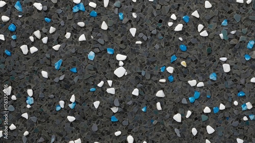 blue water drops on the water surface