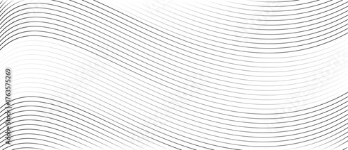 abstract wavy and zigzag line designs. Elegant thin wave ornaments for backgrounds and graphics. decorative vector illustration on transparent background.