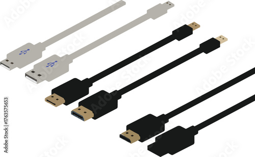 Buy usb to hdmi cables high speed data transfer white and black