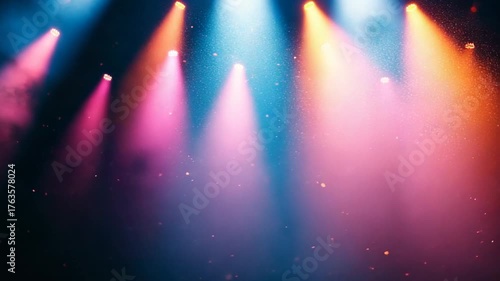 Colorful Stage Lights - A Vibrant Display of Illumination and Energy.