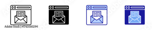 Email   Icon Set Multiple Style Collection