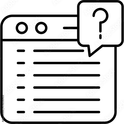 Frequently Asked Questions Icon