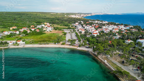 Wallpaper Mural Petrcane aerial view in Zadar, Croatia Torontodigital.ca