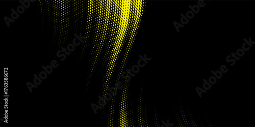 yellow black brush wrap car sticker pattern abstract banner sporty lines black yellow color combination grunge brush pattern racing motorsport design.