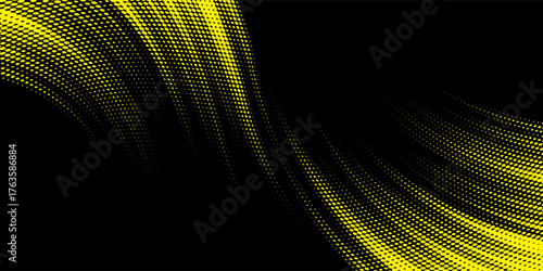 yellow black brush wrap car sticker pattern abstract banner sporty lines black yellow color combination grunge brush pattern racing motorsport design, Eps 10.