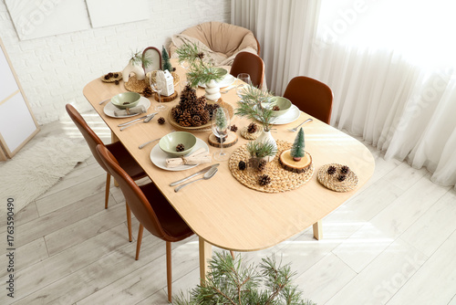 Interior of room with dinin...