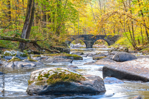 Stone Arche Bridge on 10-Mile River 