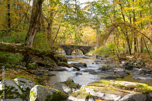Stone Arche Bridge on 10-Mile River 