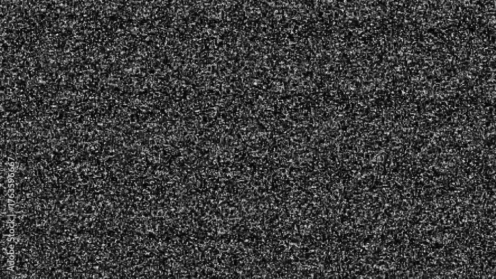 Tv Static Pattern Vidéo Stock A TV noise background features static interference with ...