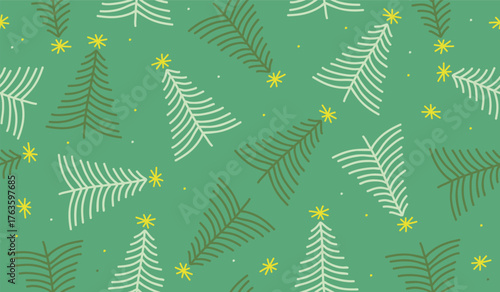 Cute christmas pattern background vector design